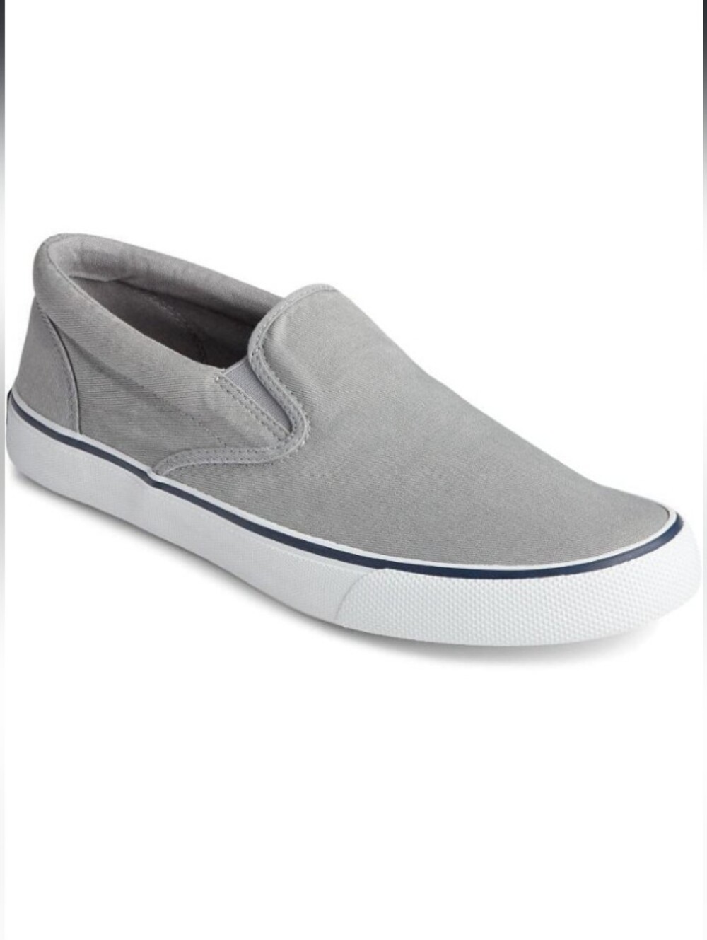 Sperry Top-Sider Men's Striper II Slip-on Sneakers Shoes Size 10W US Grey